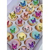 Mariposas comestibles para decorar pasteles cupcakes y reposteria de distintos