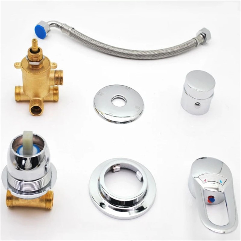 2/3/4/5 Way Split Shower Diverter Valve, Solid Brass Cold and
