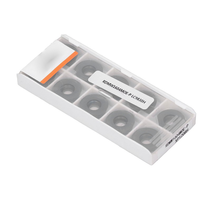 10PCS Black Coating Carbide Inserts Round CNC Turning Milling Inserts