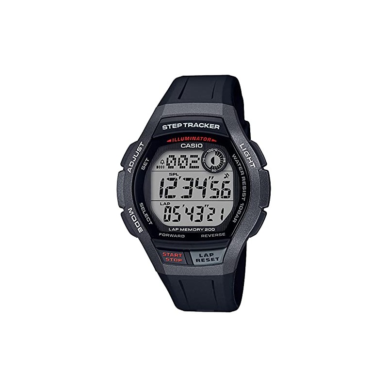 Casio Collection Wristwatch 【Domestic Regular Product】WS-2000, Black, watch