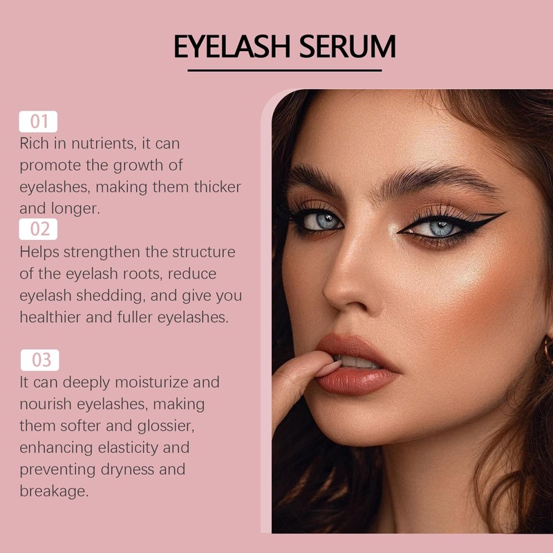 Urseow Eyelash Growth Serum, 5ml, Nourishing Formula with Ginseng Root