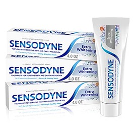 Pasta dental Sensodyne Rapid Relief Sensitivity para dientes sensibles, 4 oz (3 unidades)
