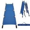 Folding Stretcher with 2 Adjustable Safety Straps & Heavy Duty