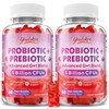 Youlikee 2 Pack Prebiotic + Probiotic Gummies, 5 Billion CFUs
