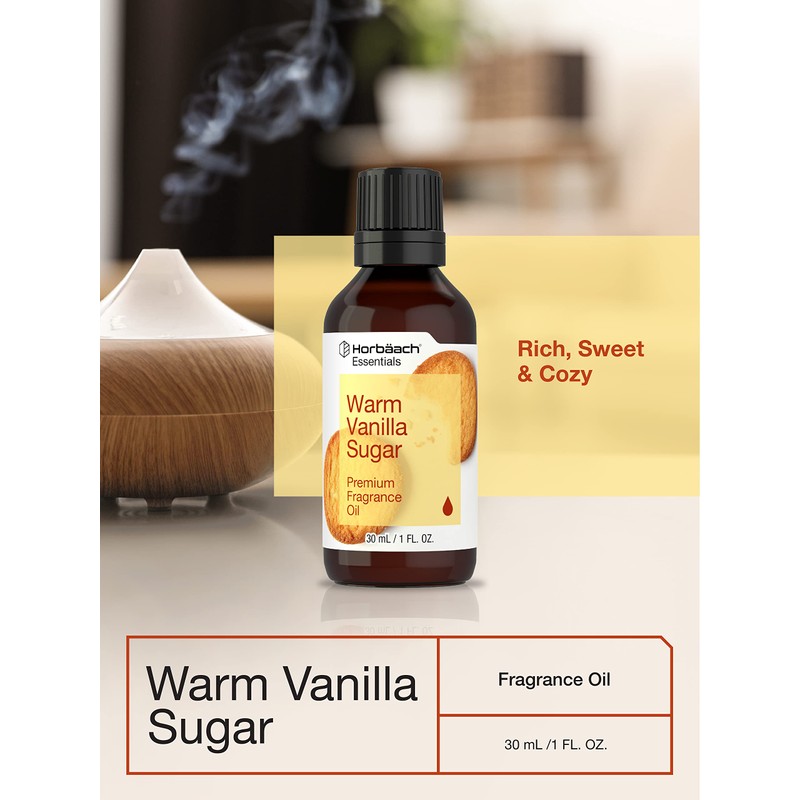Horbäach Warm Vanilla Sugar Fragrance Oil | 1 Fl Oz
