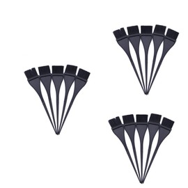 Baluue 15pcs Hair Dye Applicator Professional Hair Tint Brush for Salon Home Use Black Brushes for Easy Coloring Treatment Application