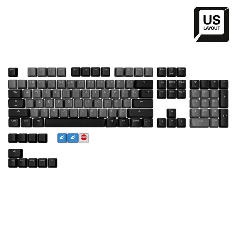 Sharkoon Skiller SAC20 PBT Keycap Set ANSI US 114
