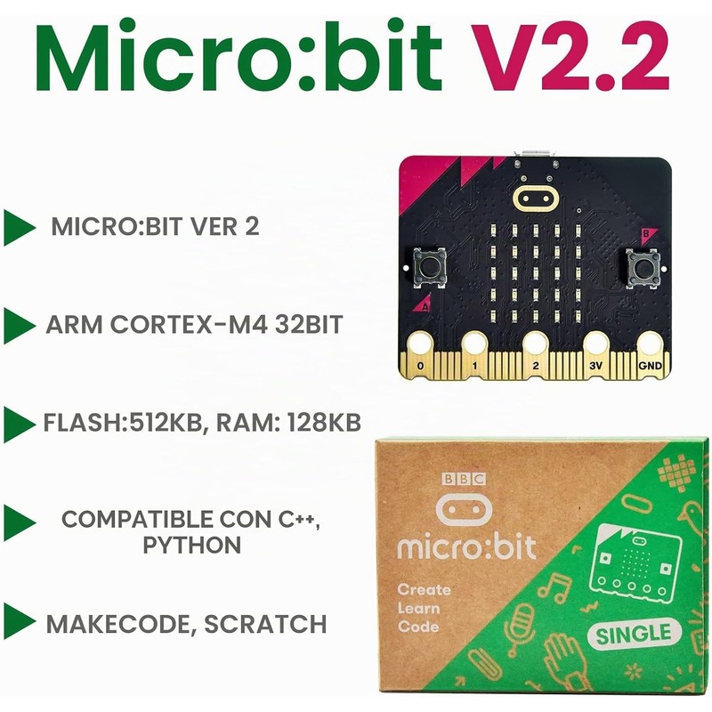 KEYESTUDIO Micro:Bit V2 Starter Kit Microcontroller for Coding