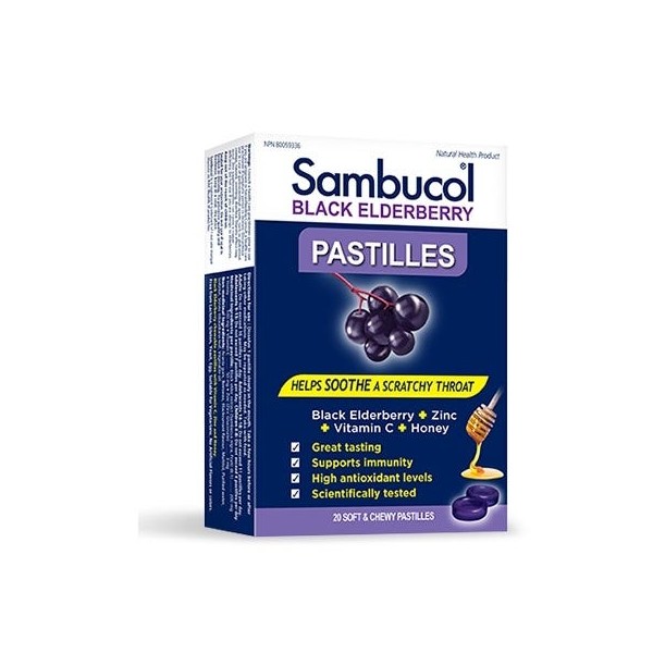 Sambucol Pastilles 20 Tablets