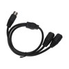 DIN 5 Pin Male to 2 DIN 5 Pin Female