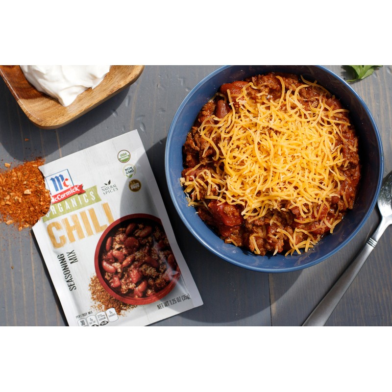 McCormick Organics Chili Seasoning Mix, 1.25 oz (Pack of 12)