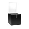 Source One Deluxe Acrylic Donation Box with Sign Holder &