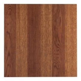 Achim Home Furnishings Tivoli Self Adhesive Vinyl Floor Tiles 45 Tiles - 12" x 12" Medium Oak Plank
