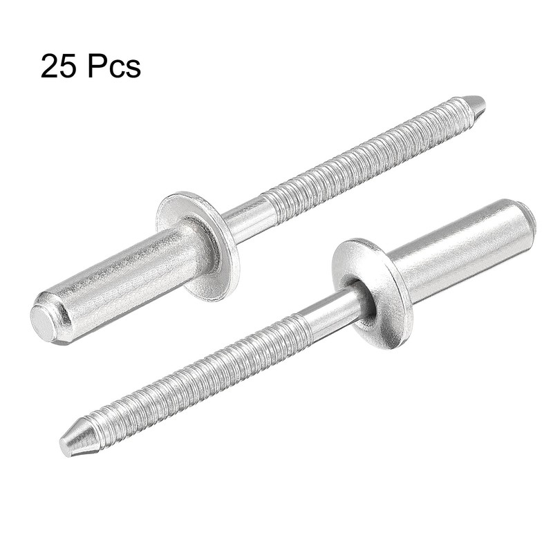 sourcing map Blind Rivets, 304 Stainless Steel Pull Rivets Core
