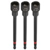 sourcing map 3pcs Nut Driver Drill Bit 14mm Metric Socket