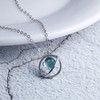 Sparkling Beauty: A Crystal Planet Necklace for Women