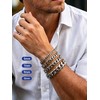 ChainsProMax Cuban Link Chain Bracelets 7mm Wide 9Inch Mens Cuban