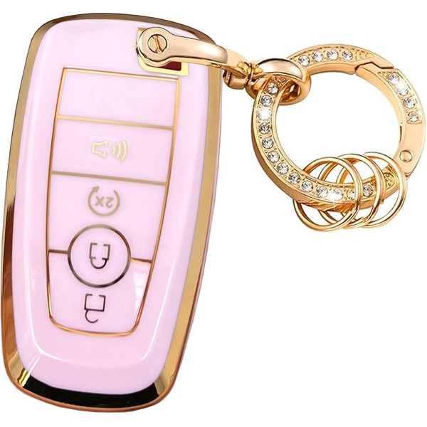Rilnaewn Keyless Entry Systems for Ford Key Fob Cover Fit