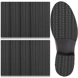8 Almohadillas Antideslizantes de Parte Inferior de Zapatos Protector de Suela Autoadhesivo Agarres Antideslizantes para Zapatos Almohadillas para Suela de Zapato (Negro, 5.9 x 3.2 Pulgadas)