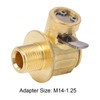 Quick Engine Oil Drain Valve M14‑1.25 Brass Stainless Steel with