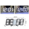 LED Radio Clock, Digital Alarm Clock, Snooze Function, Automatic Brightness