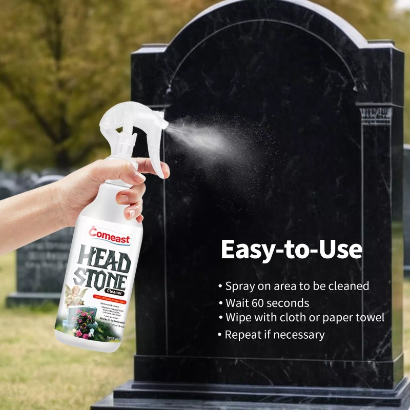 comeast Headstone Cleaner for Graves Cemetery Gravestone Tombstone Cleaner Solution