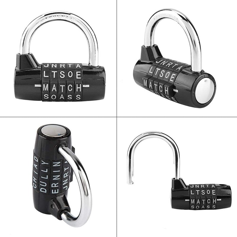 Shiwaki Secure Password Padlock, 5-Digit Combination Lock, Security Padlock for