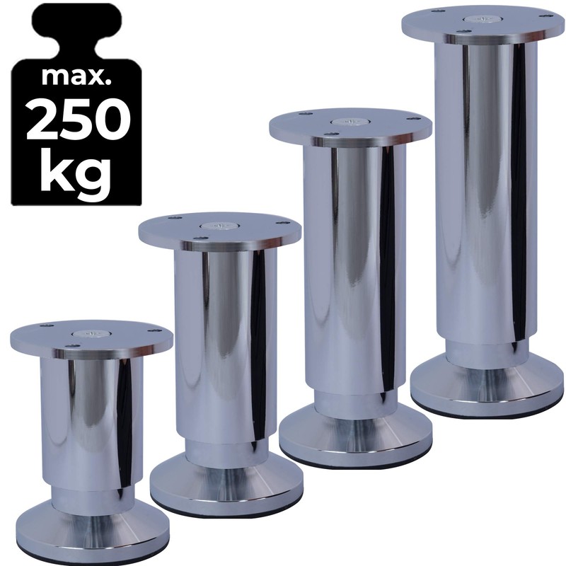 STAHLIA® Set of 4 VIGO Feet for Sofa, Bed, Cupboard