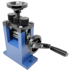 3" Mini Metal Rolling Mill Flat Design Gold Silver Metal Coins Ingots Jewelry Tool