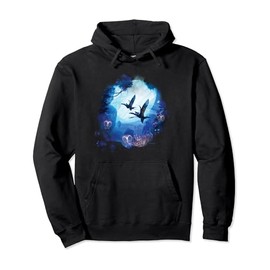 Avatar: The Way of Water Banshee Na’vi Night Flight Pullover Hoodie