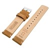 BARTON WATCH BANDS 20mm Gingerbread/Linen Quick Release Top Grain Leather