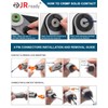 JRready Deutsch DTM 4 Pin Connectors 4 Kits, Waterproof Electrical