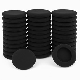Replacement Foam Ear Pads Covers for On-Ear Headphones 45mm - 1.8" inch Diameter Sponge Earpads, Getle on Ears for Most Standard Size Office Telephone Headsets, Call Center, Office, Classroom, 40 Pack