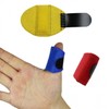 Finger Support Splint Strap for Joint Fracture Protection - A5 Finger Fixation Brace Index Large Size/Sky Blue 40ea