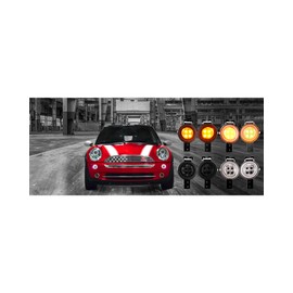 LIGHTDELUX LED indicator light with position light, parking light with approval, Black Vision V-220102