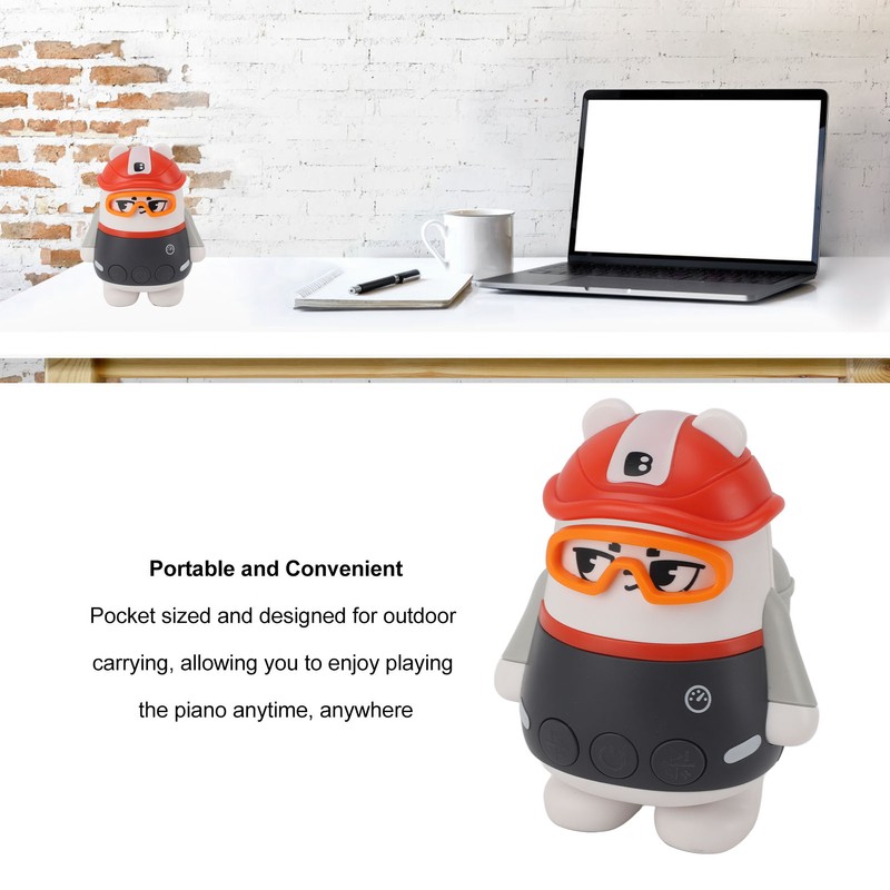 Cute Virtual Piano with Speaker Finger Stall 3D Motion Sensing