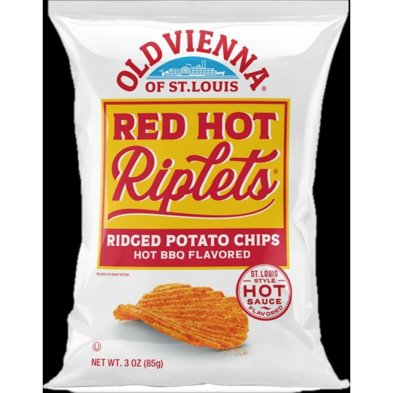 Old Vienna of St. Louis Red Hot Riplets Hot BBQ