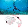 Diving Goggles Silicone Glass Plastic Ultra Clear Comfortable Adjustable Diving