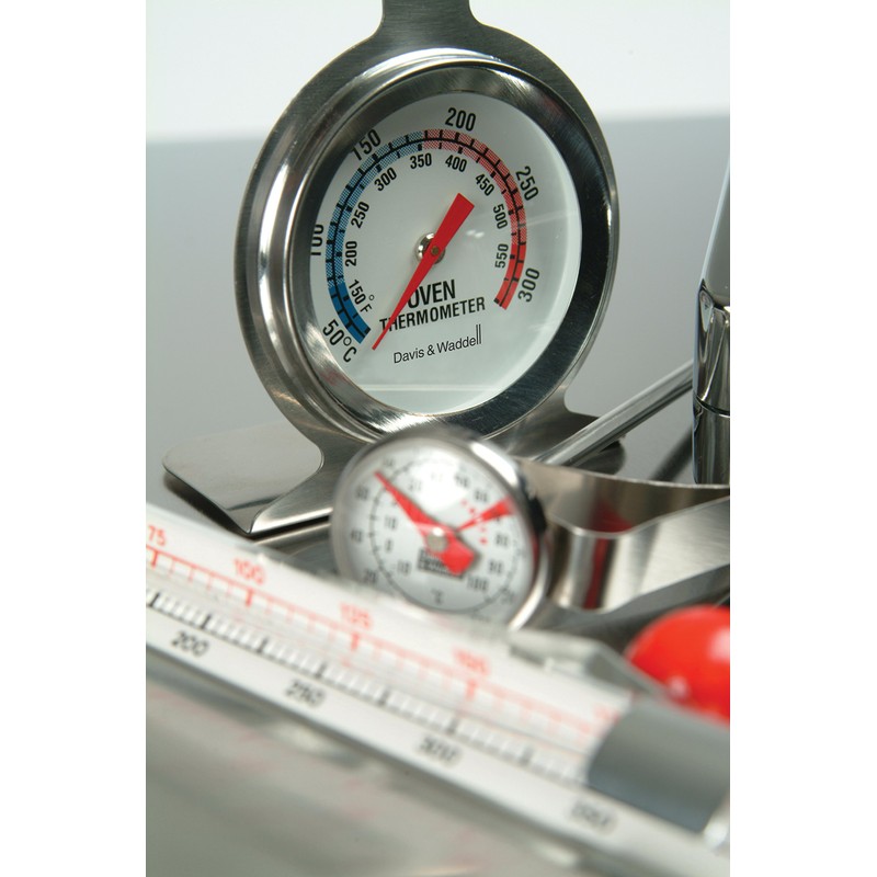 Davis & Waddell D20144 Essentials Stainless Steel Oven Thermometer D6x7cm