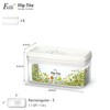 Felli Flip Tite Food Storage Container with Lid 4” RECTANGULAR