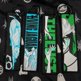 BLEACH Embroidered Anime keychains - Character Choice: Grimmjow