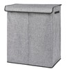DOKEHOM 150L Double Laundry Basket with Lid and Removable Laundry