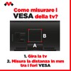 Meliconi Slimstyle Plus 200 S, Supporto TV Parete Fisso anche