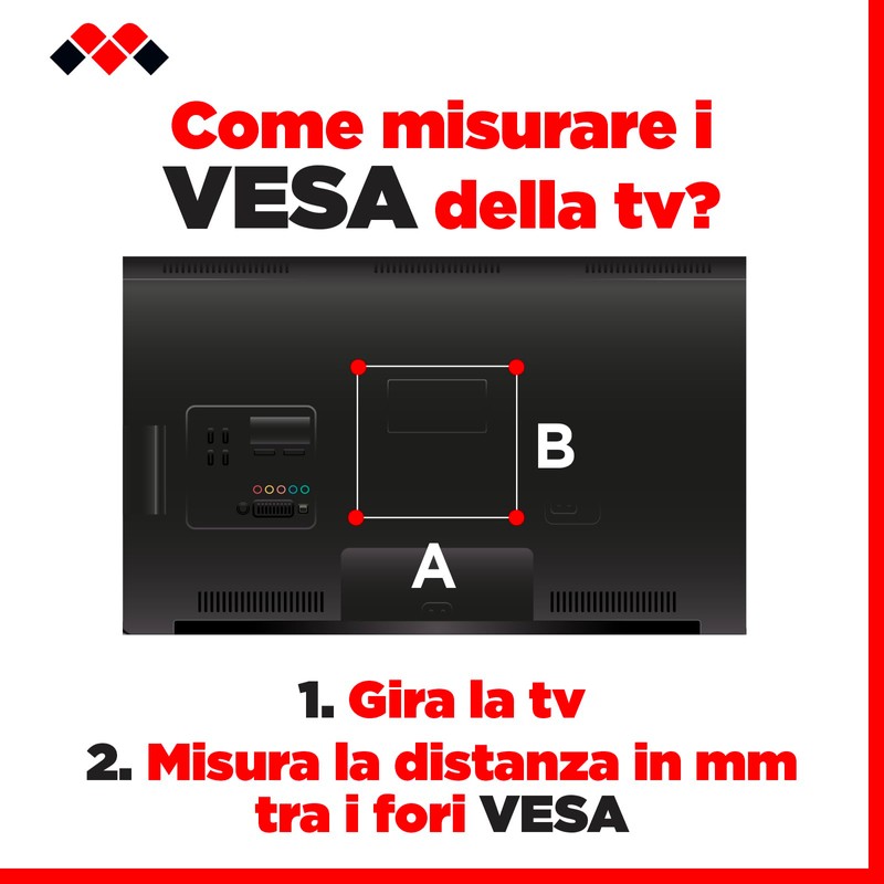 Meliconi Slimstyle Plus 200 S, Supporto TV Parete Fisso anche