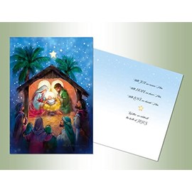 Deluxe Glitter Embellished Boxed Christmas Cards