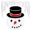 MagicGel Frosty Christmas Window Decoration (24 x 24 cm), Window