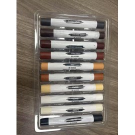 Wood Filler Sticks,Furniture Repair Kit,10 Colors Wood Wax Crayons for Touch-ups Wood,Furniture Scratch,Scuffs,Cracks and Nail Holes on Floors,Cabinets,Tables,and Doors