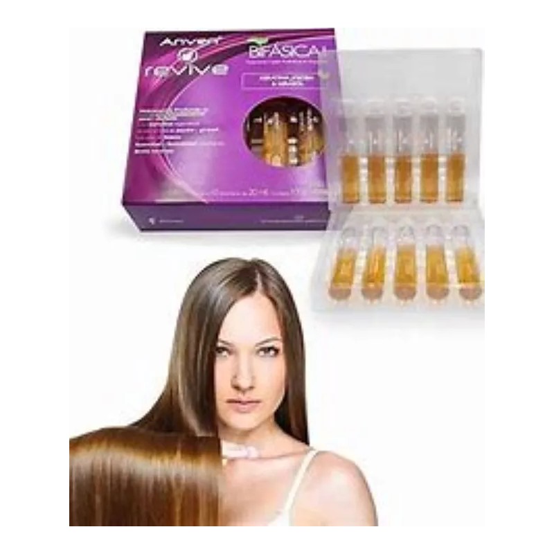 Anven Ampolletas Bifasica Anven Revive Keratina, Jojoba & Girasol