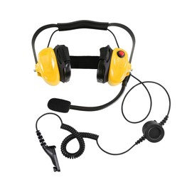 Bommeow BHDH50-YW-M9 Noise Isolating Headphone for Motorola APX4000 XPR7350E XPR7380E XPR7550E XPR7580E in Yellow