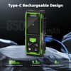 Huepar Professional Dual Laser Measuring Tool 393ft, Rechargeable Bilateral Laser